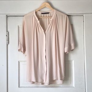 Zara, Flowy Peach Blouse, sz. S
